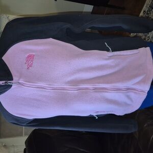 NorthFace Womens Sz L. Breast Cancer Awareness Fleece Full Zip .(#1515A)